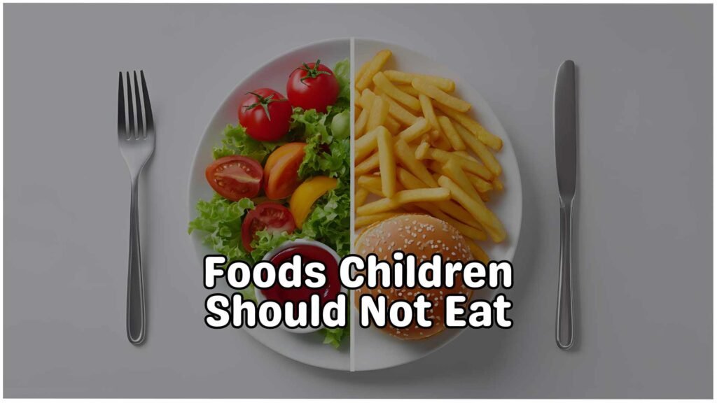 Foods children should not eat